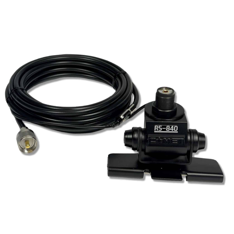 Comet – HD-5M – Heavy-Duty RS-840 lip mount w/Dlx 16’6″ coax, Gold UHF conns
