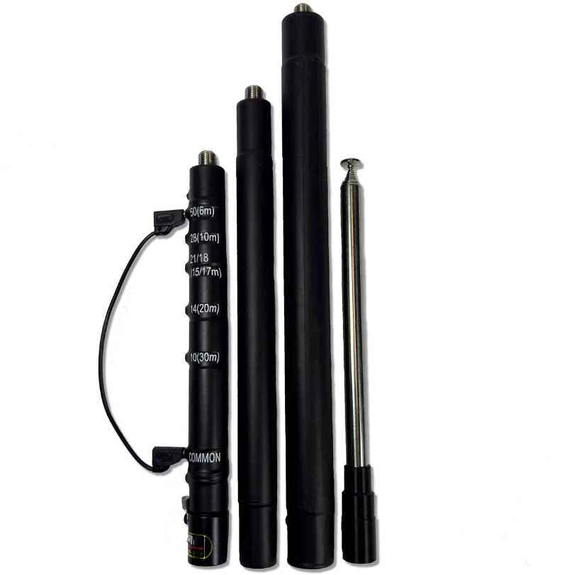 Comet – HFJ-350M Toy-Box – 160M-6M telescoping portable antenna