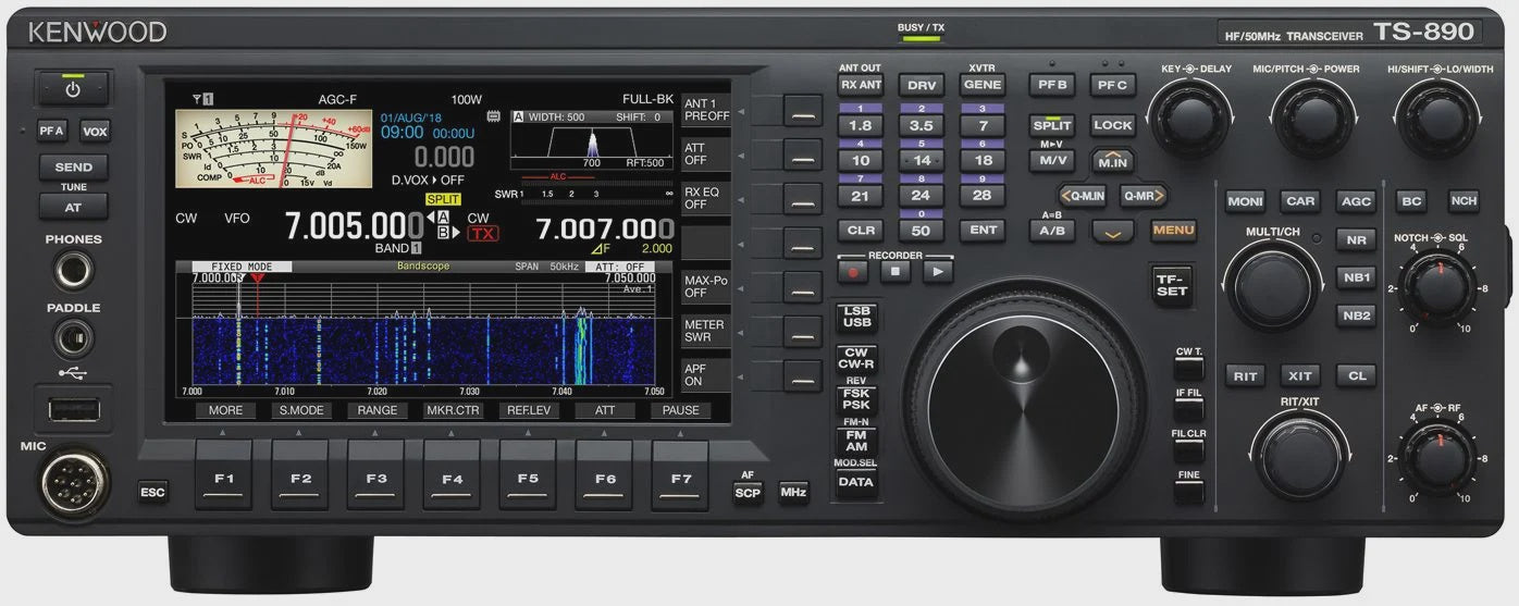 Kenwood TS-890S 100W HF/50MHz Transceiver – MTC Radio