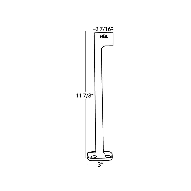 Heil RS-1 12" Riser for PL2T, SB-2 and HB-1