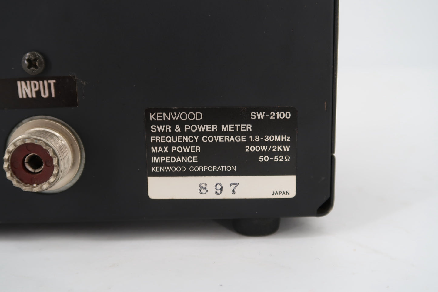 U18208 Used Kenwood SW-2100 SWR & Power Meter