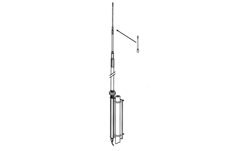 Solarcon MAX OPTIMIZER 5/8 Wave Base Antenna 10-11 Meters CB Plus Freight