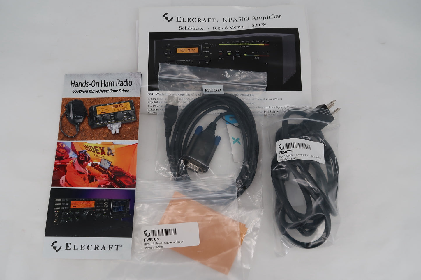 U18789 Used Elecraft KPA500 Compact Solid State Amplifier