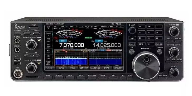Open Box Icom IC-7610 32 160-6 Meters SDR Transceiver Version 32
