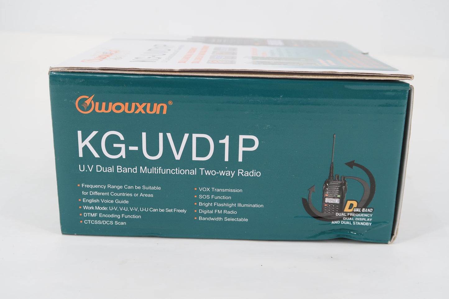 U19003 Used Wouxun KG-UVD1P Dual-Band Two-Way Handheld Radio