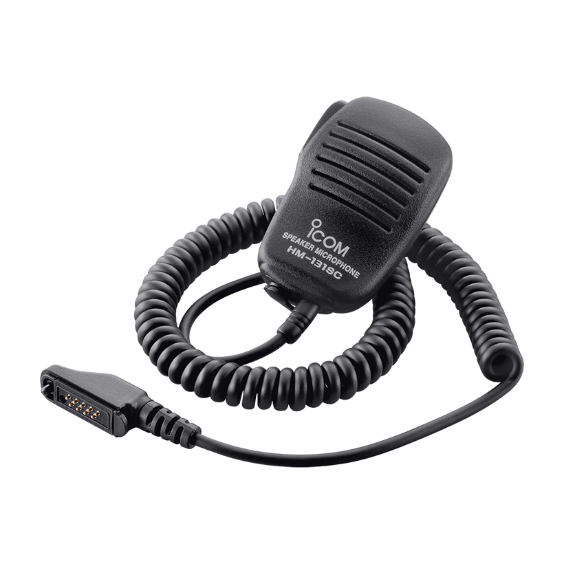 IO-93 Icom Overstock HM-131SC Speaker Mic w/ Jack Straight Multi Pin Connector
