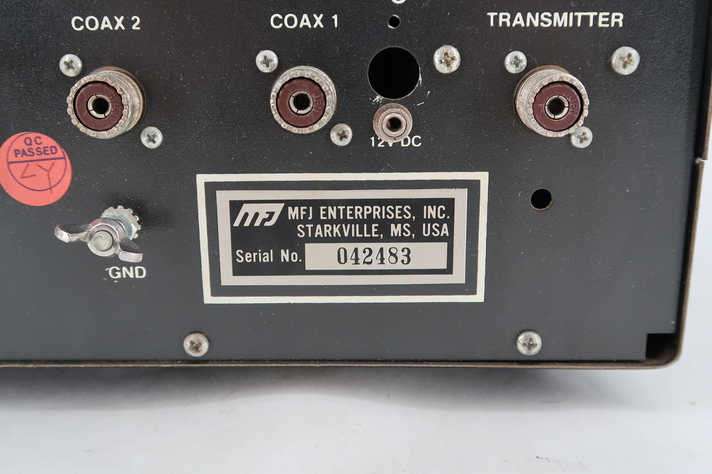 U20103 AS-IS MFJ-989C Versa Tuner V 3kW Antenna Tuner — For Parts or Repair