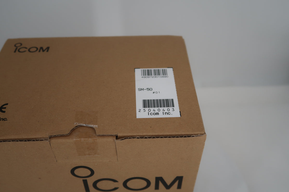 U20126 Never Used Icom SM-50 Desk Microphone