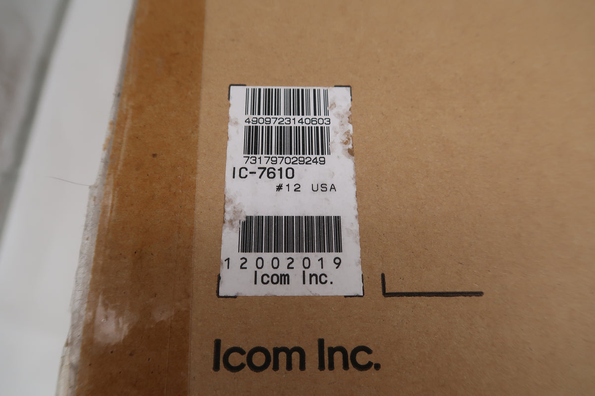 U20207 Used Icom IC-7610 HF/50MHz All-Mode Transceiver