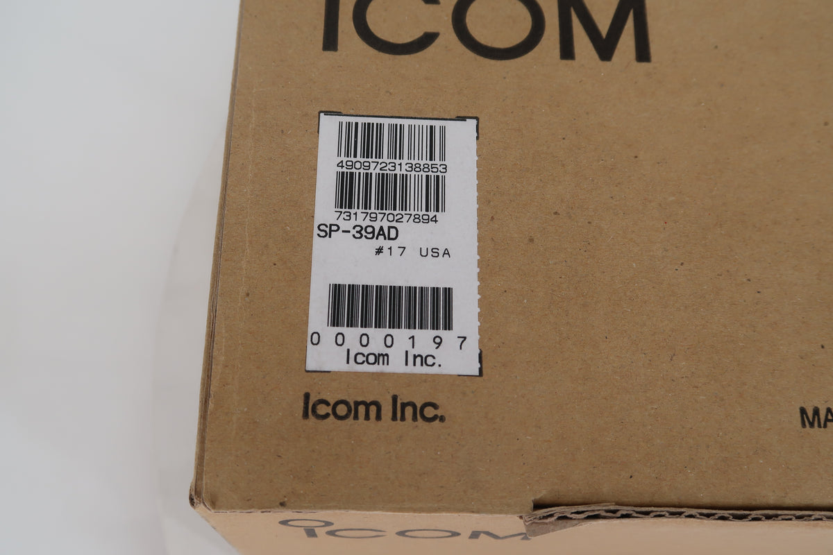 U20266 Used ICOM SP-39AD External Speaker with Power Supply for Icom R8600
