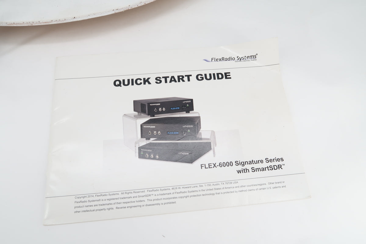 U20278 Used FlexRadio Flex-6300 Signature Series HF/50MHz SDR Transceiver