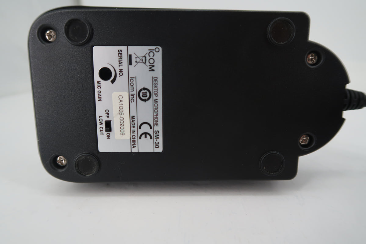 U20453 Used ICOM SM-30 Desktop Microphone