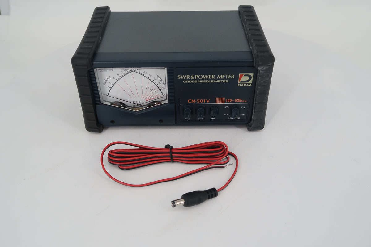 U20466 Used Daiwa CN-501V Cross Needle SWR/Wattmeter VHF/UHF 200W