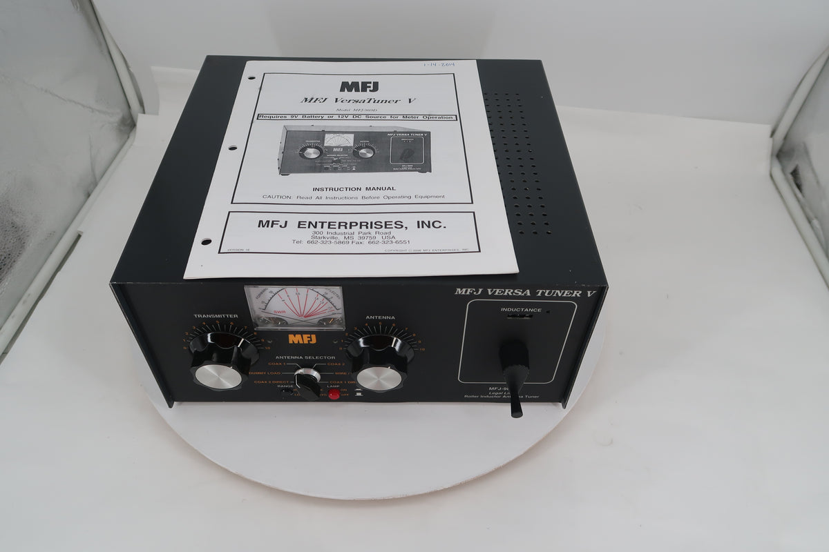 U20482 Used MFJ Versa Tuner V MFJ-989D Legal Power Antenna Tuner 1.8-30MHz