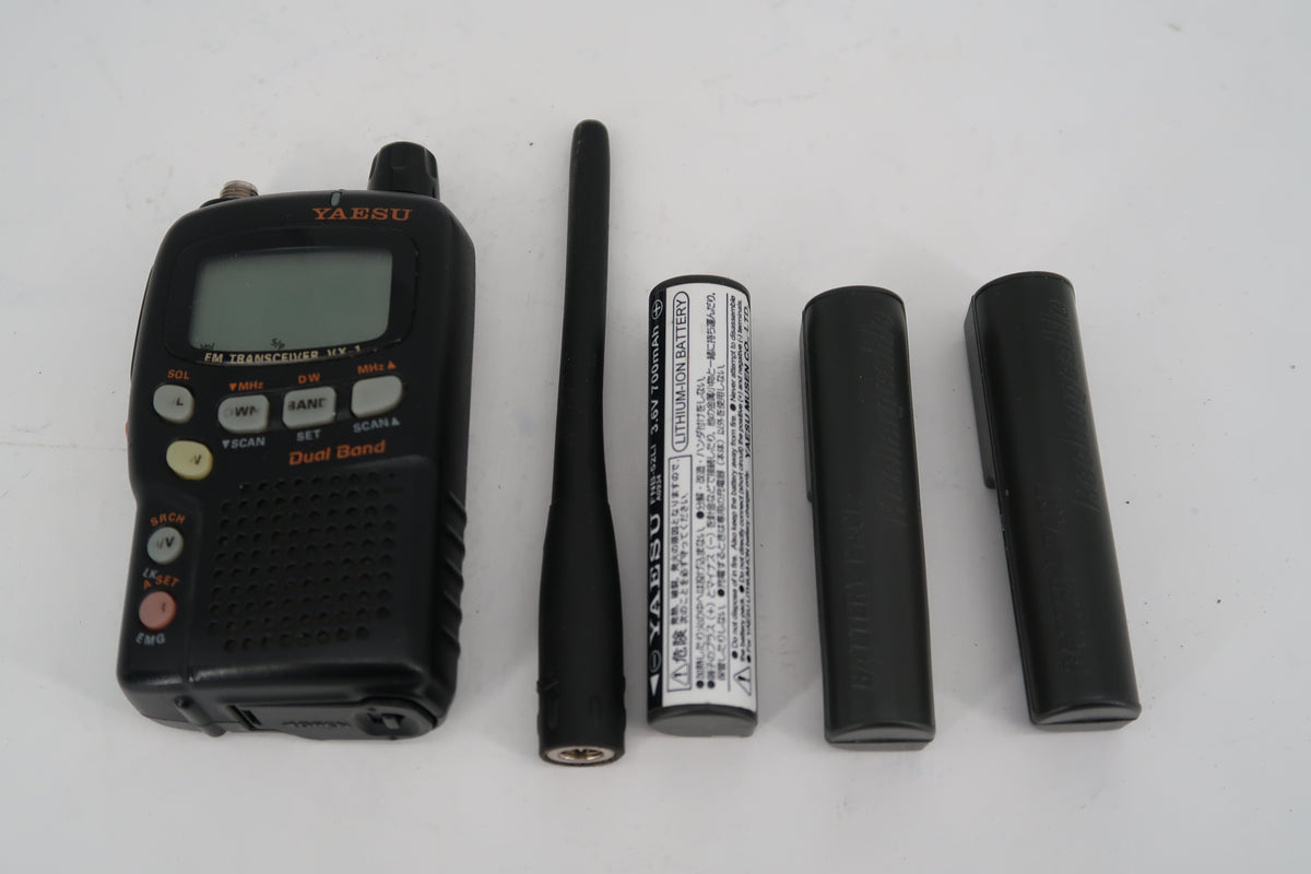 U20497 AS-IS Untested Yaesu VX-1R Dual Band FM Handheld Transceiver