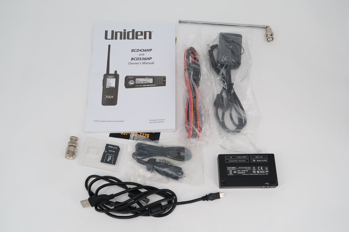 U19685 Used Uniden BCD536HP Bearcat TrunkTracker V Digital Police Scanner