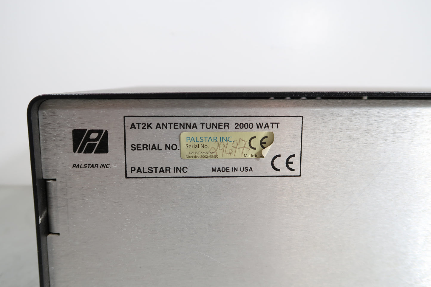 U19742 Used Palstar AT2K 2000W HF Antenna Tuner