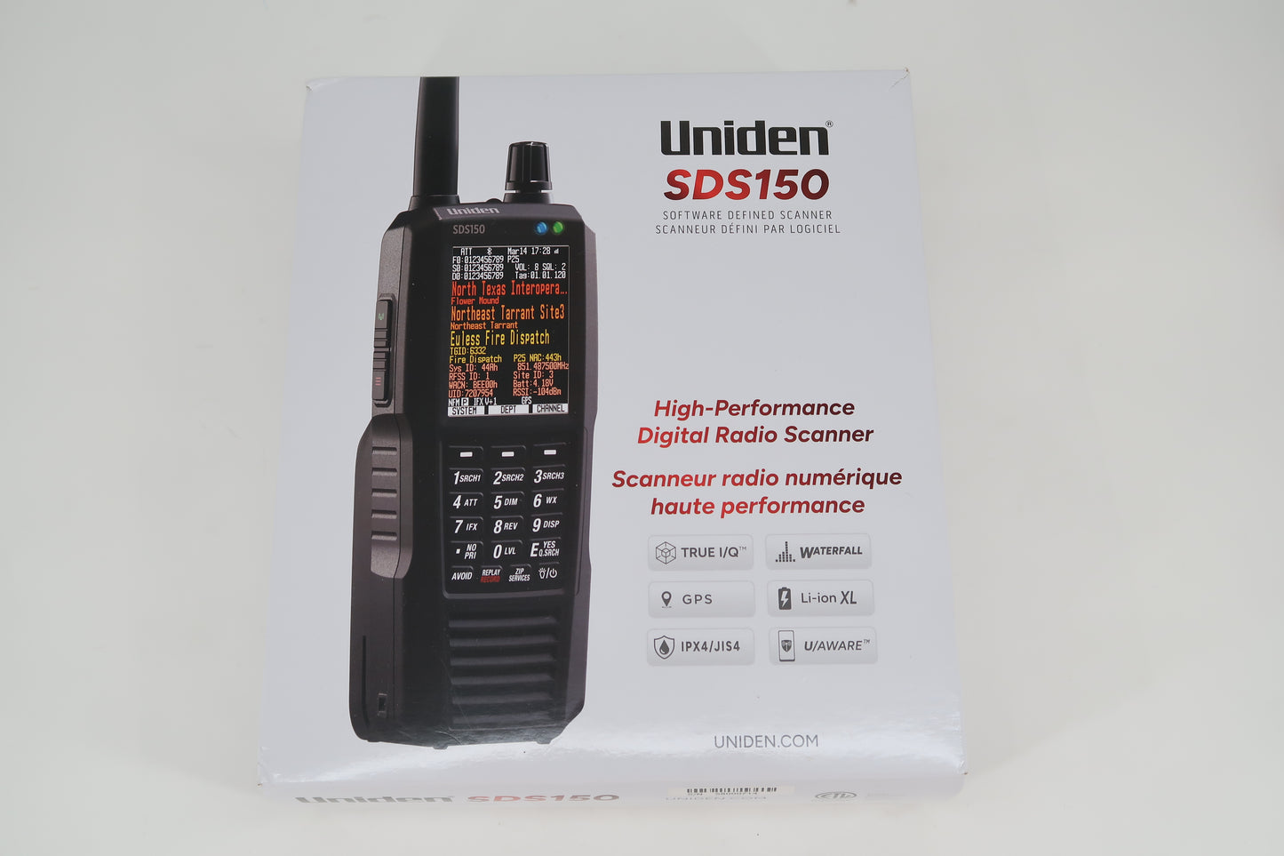 U19755 Used Uniden SDS150 Handheld Scanner