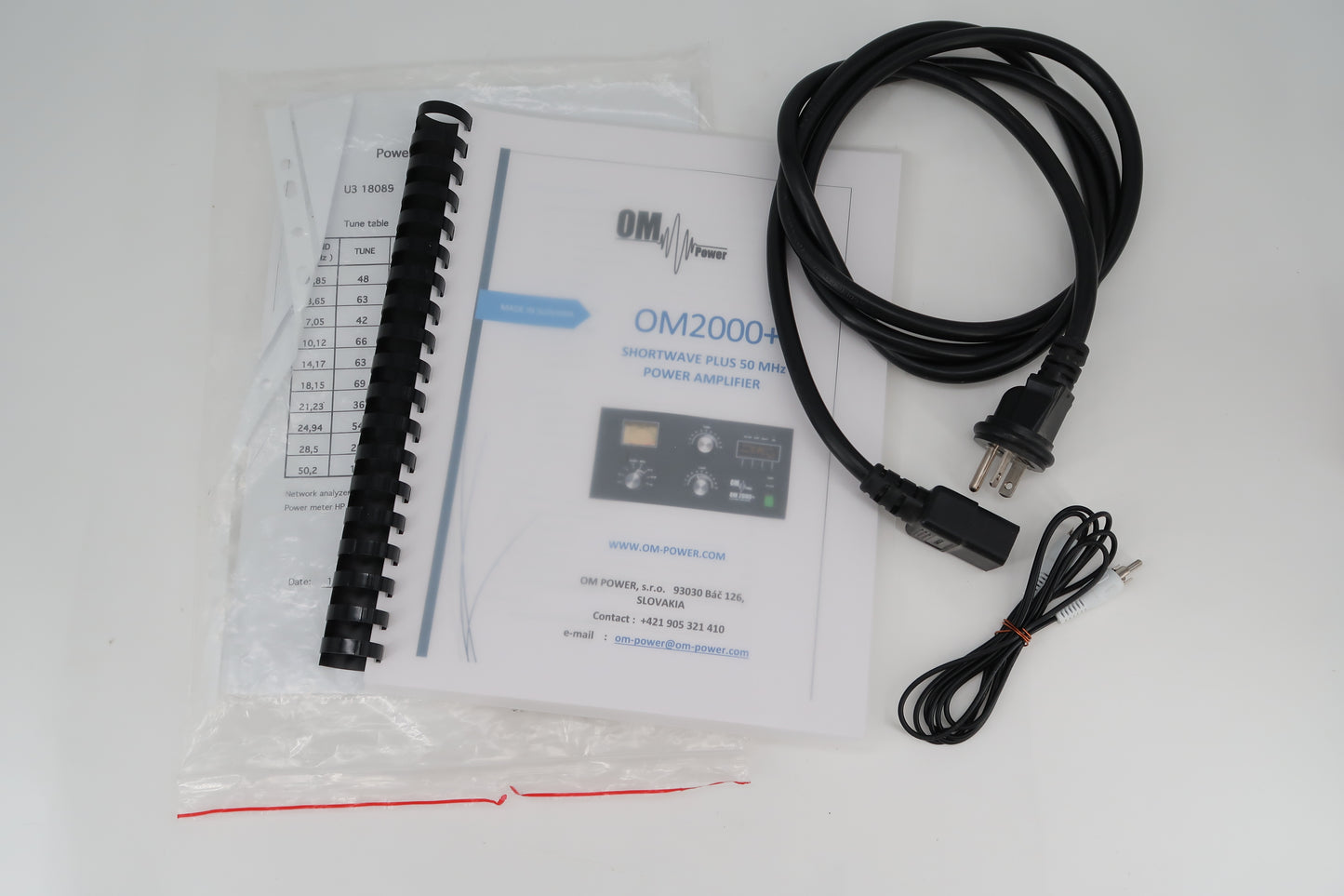 U19778 Used OM Power OM-2000+ 1.8-52MHz Linear Amplifier