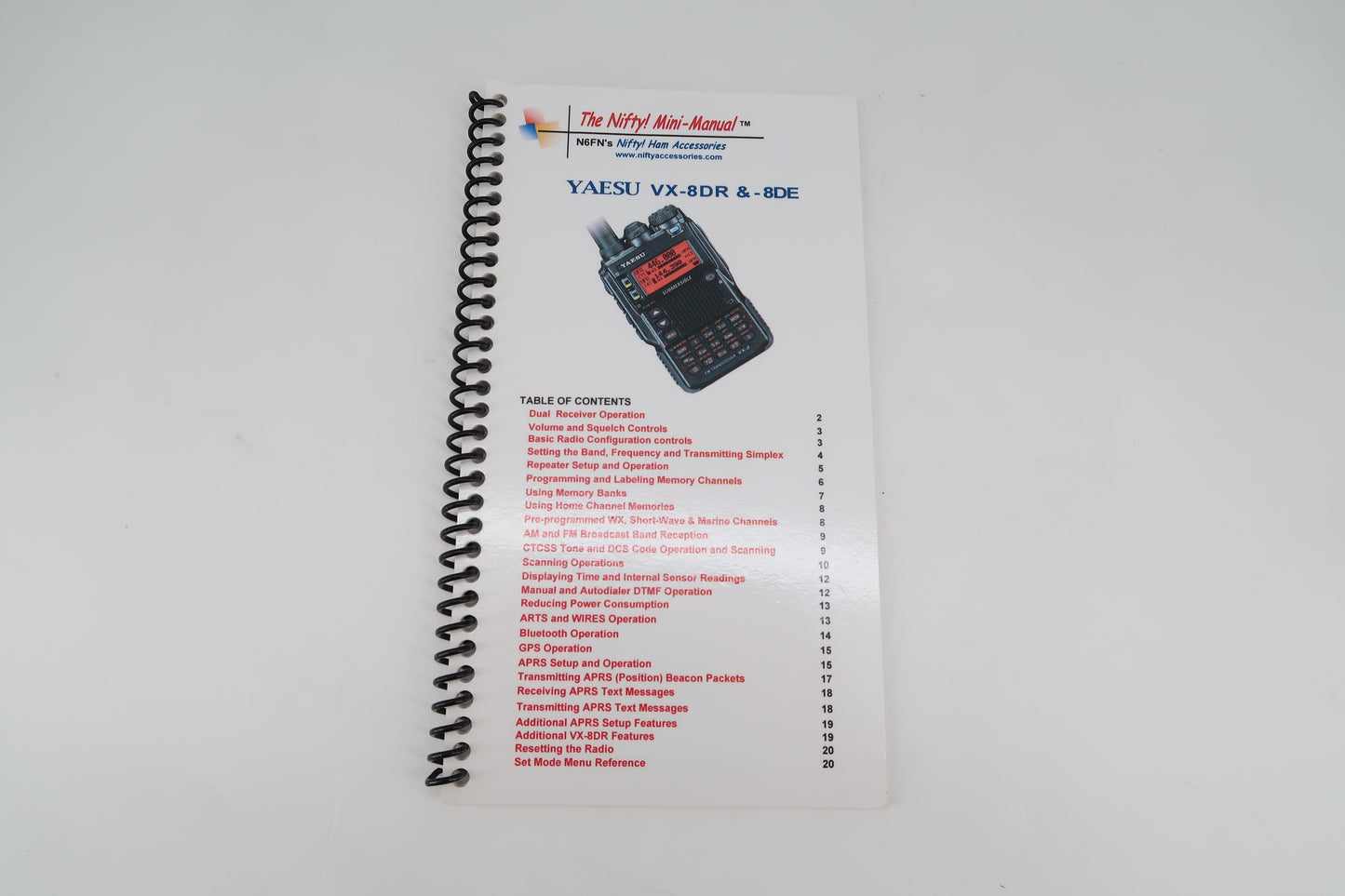 U19799 Used Yaesu VX-8DR Quad-Band Submersible Handheld Transceiver w/ Extras