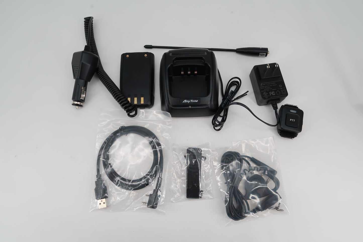 U19807 Used Anytone AT-D878UV Plus DMR/Analog Digital Transceiver w/ GPS & BT