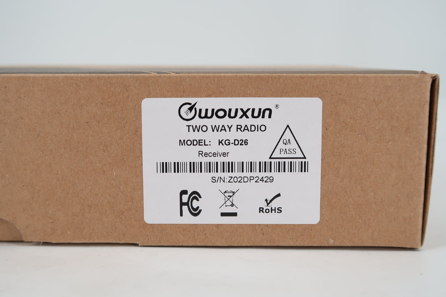 U19818 Never Used Wouxun KG-D26 Digital/Analog Handheld Transceiver