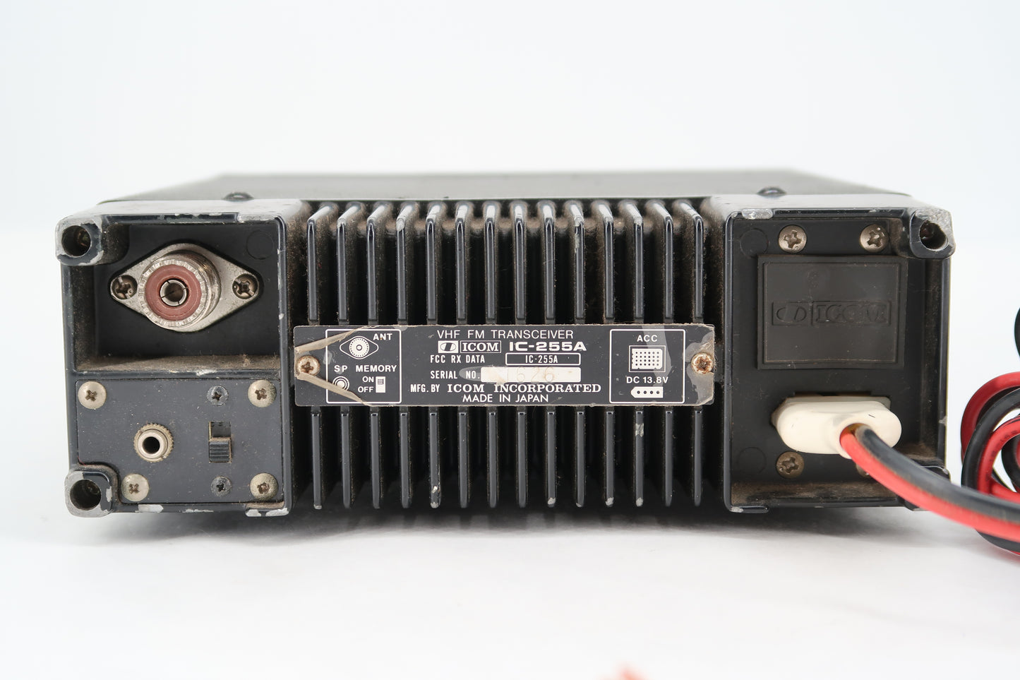 U19826 AS IS Icom IC-255A VHF FM Transceiver