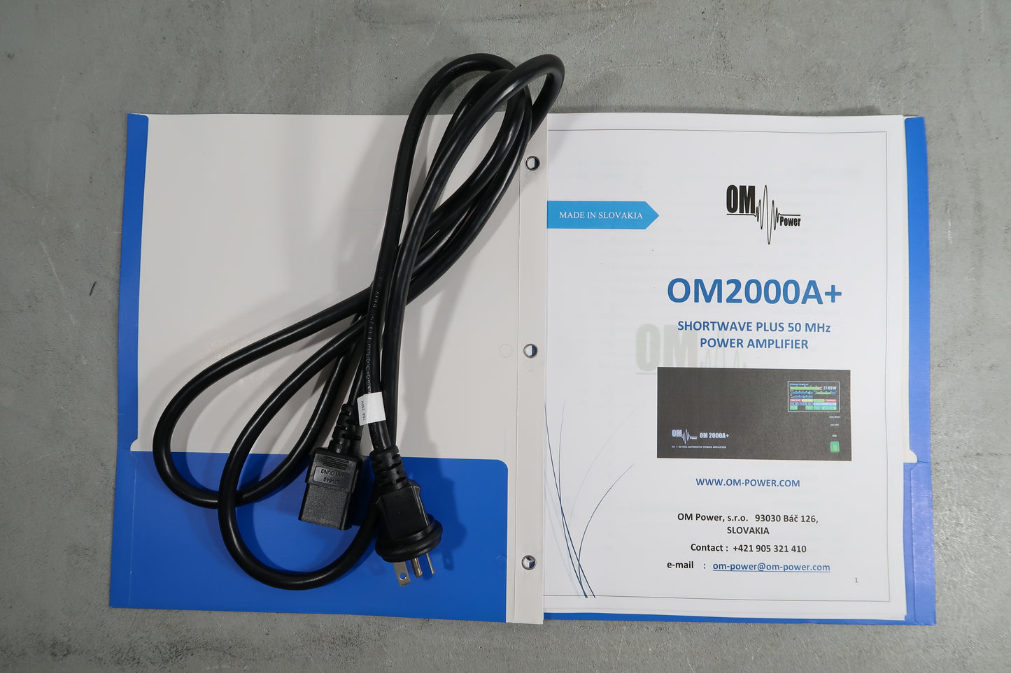 U19872 Used OM Power OM-2000A+ HF/6m Automatic Power Amplifier