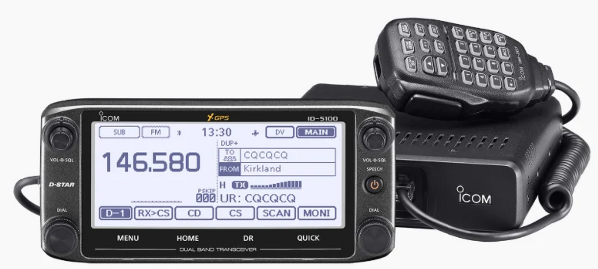 RKA-ID5100AD Repack 144 / 430 MHz Dual Band D STAR Mobile - W/ MBA-2 Mounting Bracket