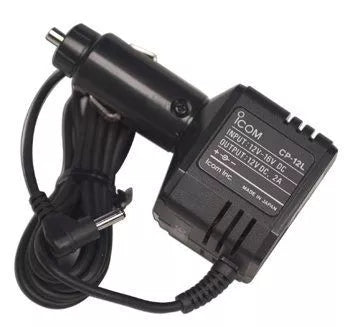 ICOM IC-CP12L 21 Cigarette Lighter Adapter - Right Angle - ID-31A / IC-T70 / IC-80A / Aviation Radios