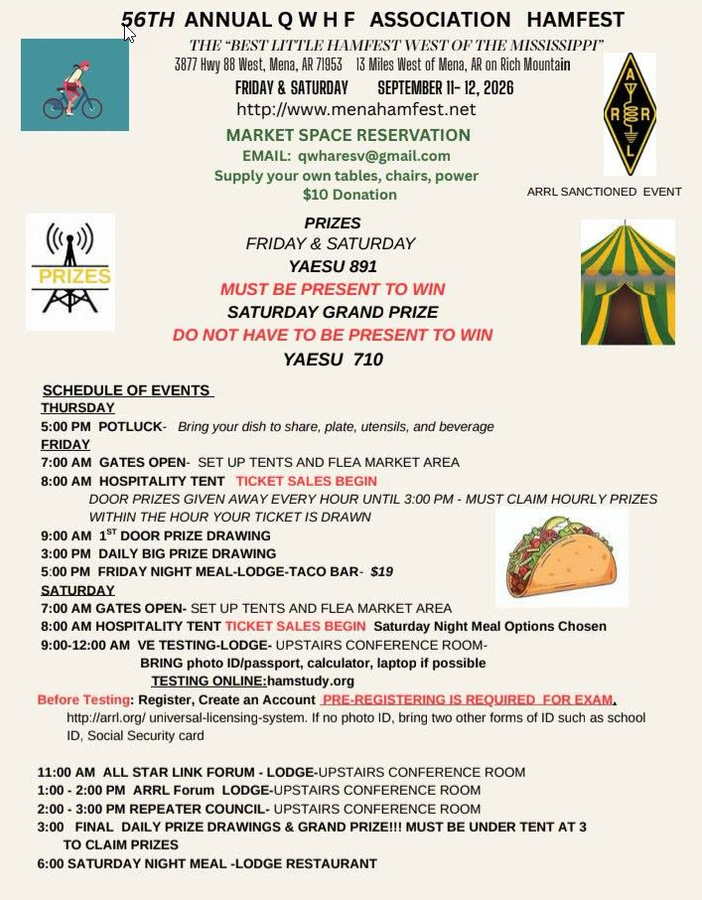 20,000 Trades and Counting — Plus Mena Hamfest Info!