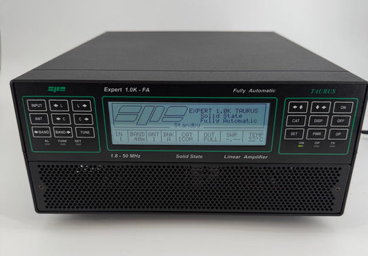 SPE Expert 1.0K-FA Taurus solid-state linear amplifier front panel