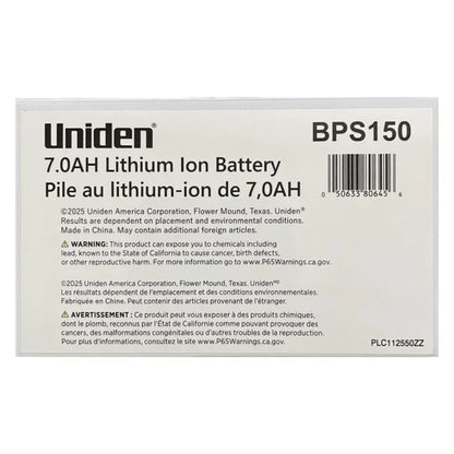 Uniden Bearcat Replacement Battery for SDS150 [BPS150]