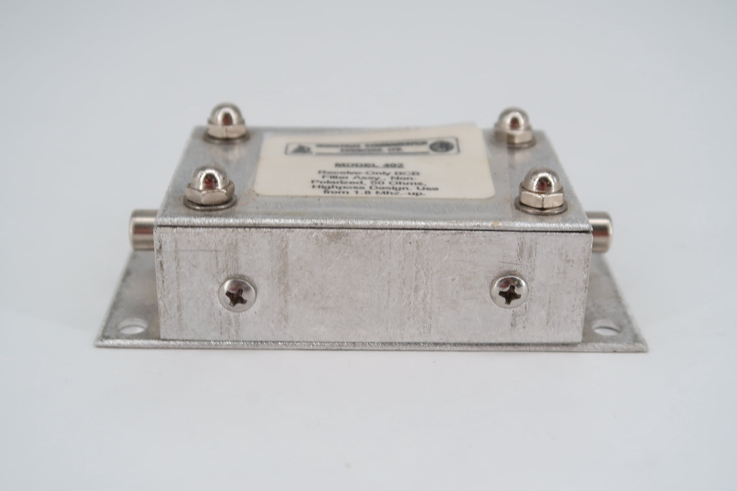 U19456 Used Industrial Communications Engineers Model 402, Receive Only BCB Filter, 50 Ohms
