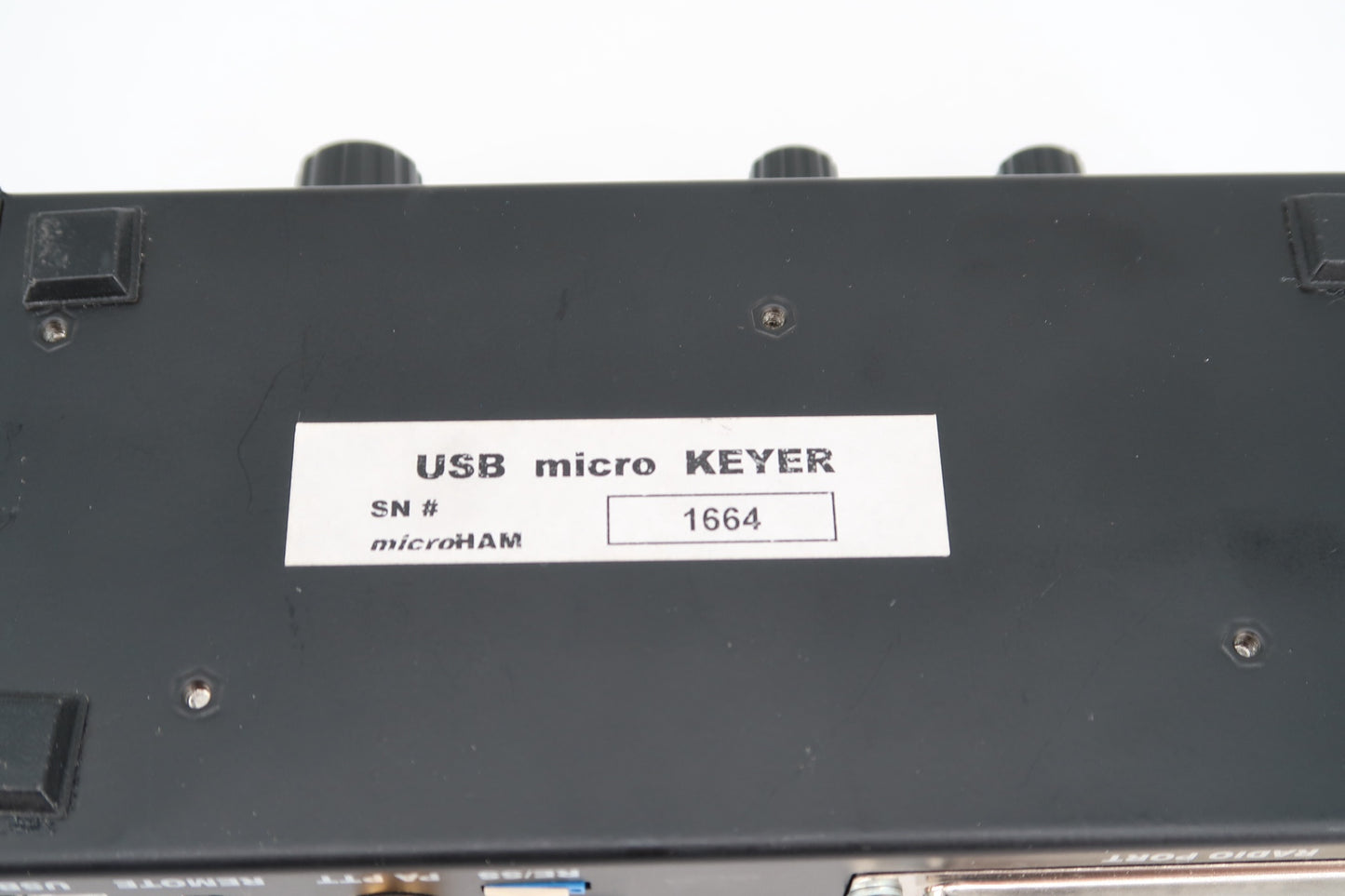 U19368 Used microHAM microKeyer USB CW Keyer