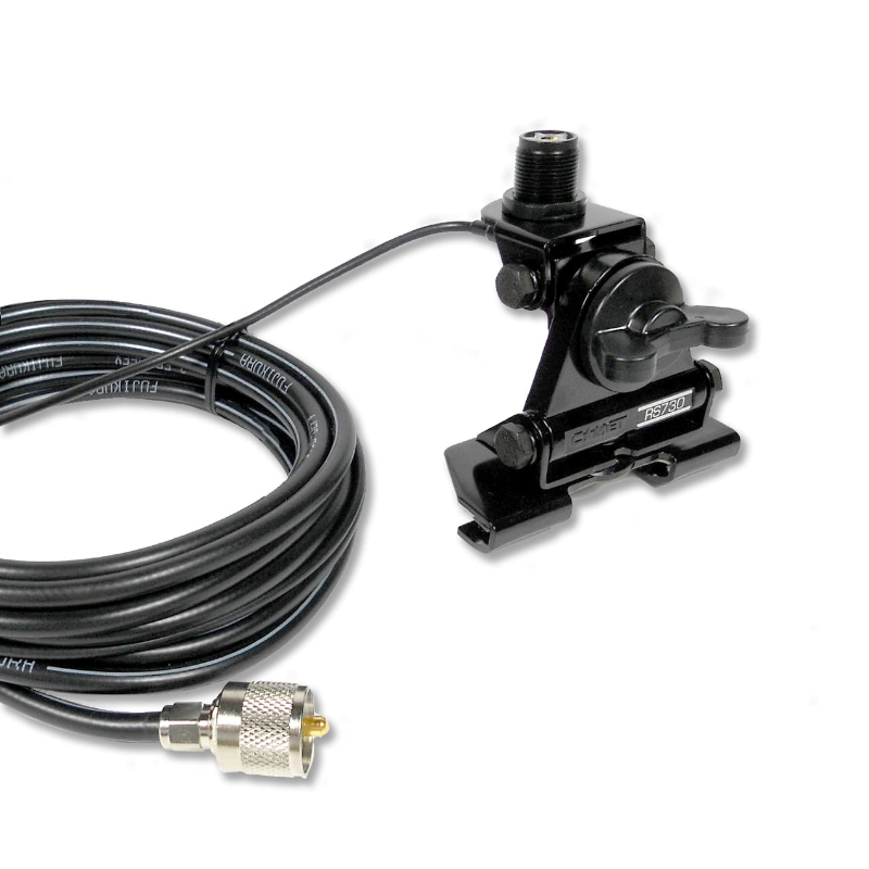 Comet – CP-5M – Universal RS-730 mount w-CK-3M5 deluxe 16’9″ Coax, Gold UHF Conns