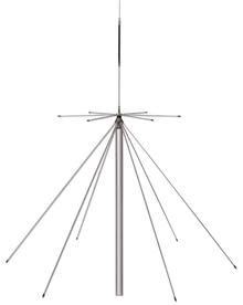Comet DS-150S – Discone 25-1.3GHz w-60′ RG-58A-U