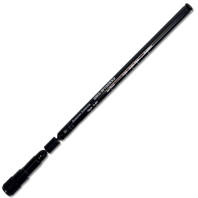 Comet – SMA-W100RX2 – 25-1300MHz Telescoping Scanner Antenna