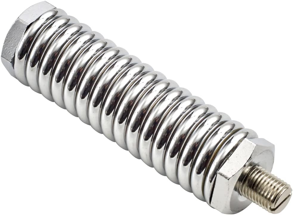 RoadPro RP-311HD 3" Heavy Duty Chrome Plated Steel Antenna Shock Spring 3/8x24