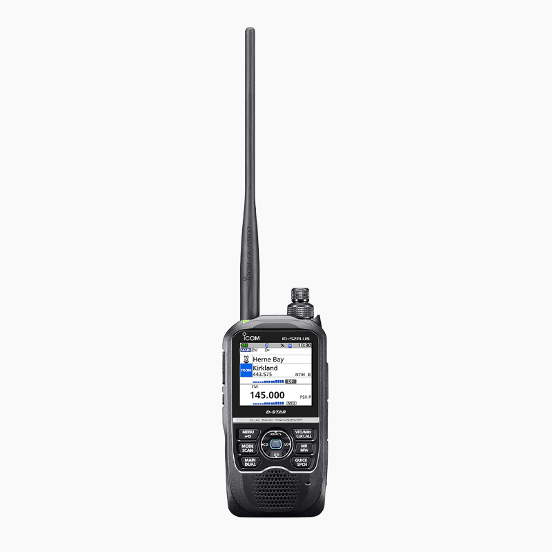 ICOM ID-52A PLUS 45 144 / 430 MHz UHF/VHF D-STAR Digital / Analog Hand Held Transceiver