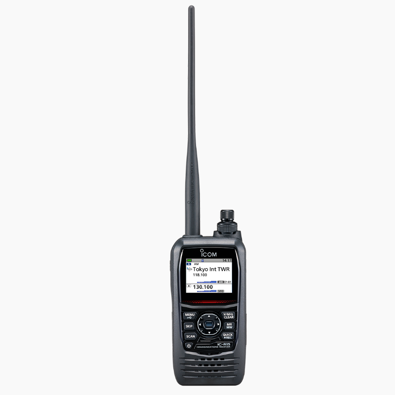 ICOM IC-R15 AM FM WFM RECEIVER 88 MHZ TO 500 MHZ