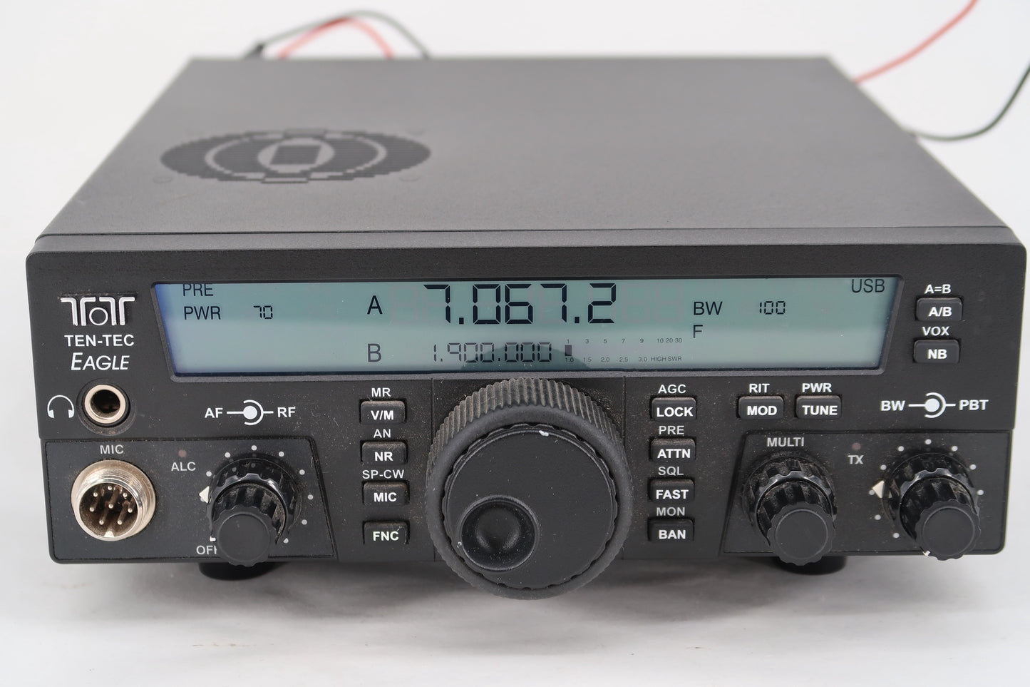 U18108 Used Ten-Tec Model 599AT Eagle HF Transceiver w/ Antenna Tuner & CW Filter Built-In