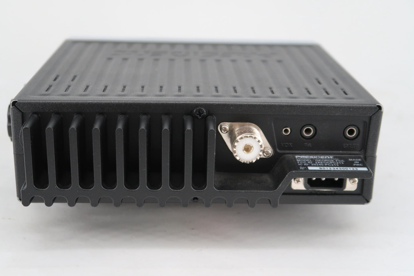 U18114 Used President George AM/FM/ SSB & CTCSS Mobile Transceiver w/ Extra Mic