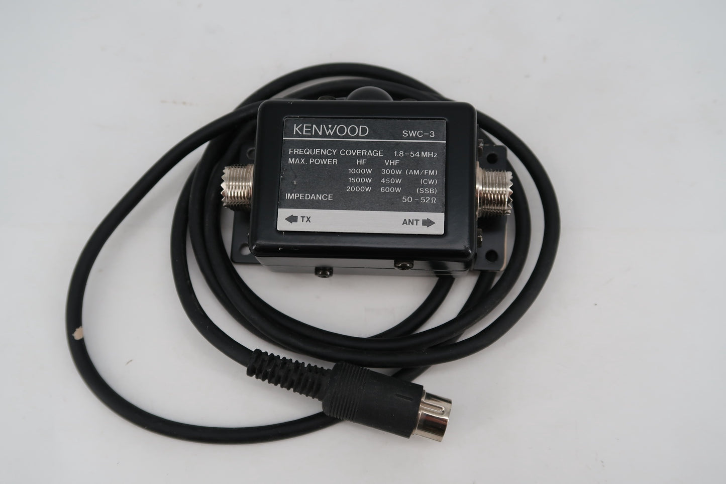 U18127 Used Kenwood SW-2000 & SWC-3 Power Meter w/ Coupler
