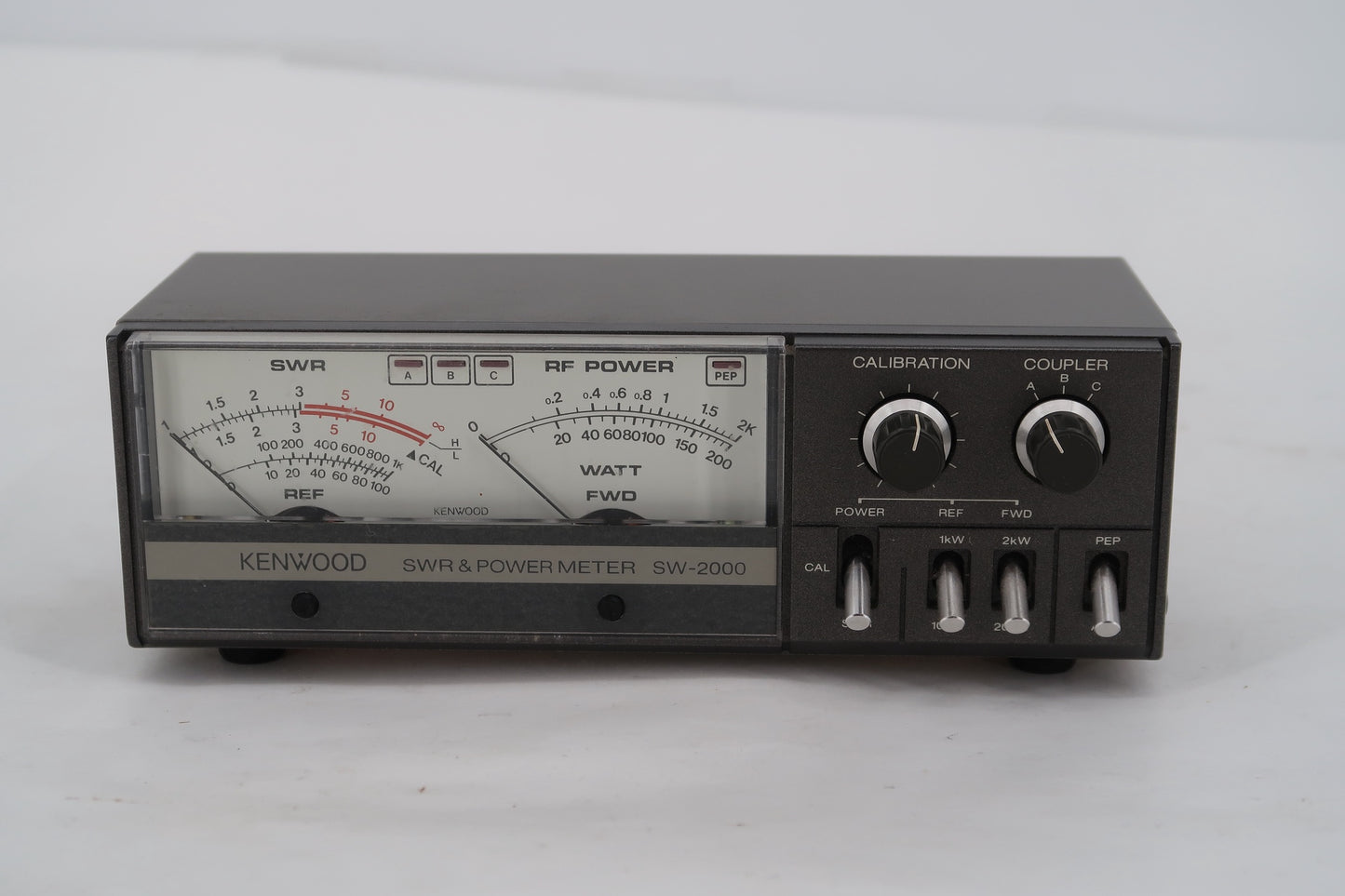 U18127 Used Kenwood SW-2000 & SWC-3 Power Meter w/ Coupler