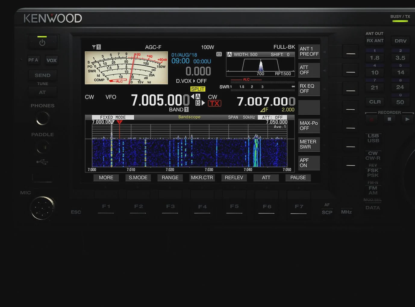 Kenwood TS-890S 100W HF/50MHz Transceiver