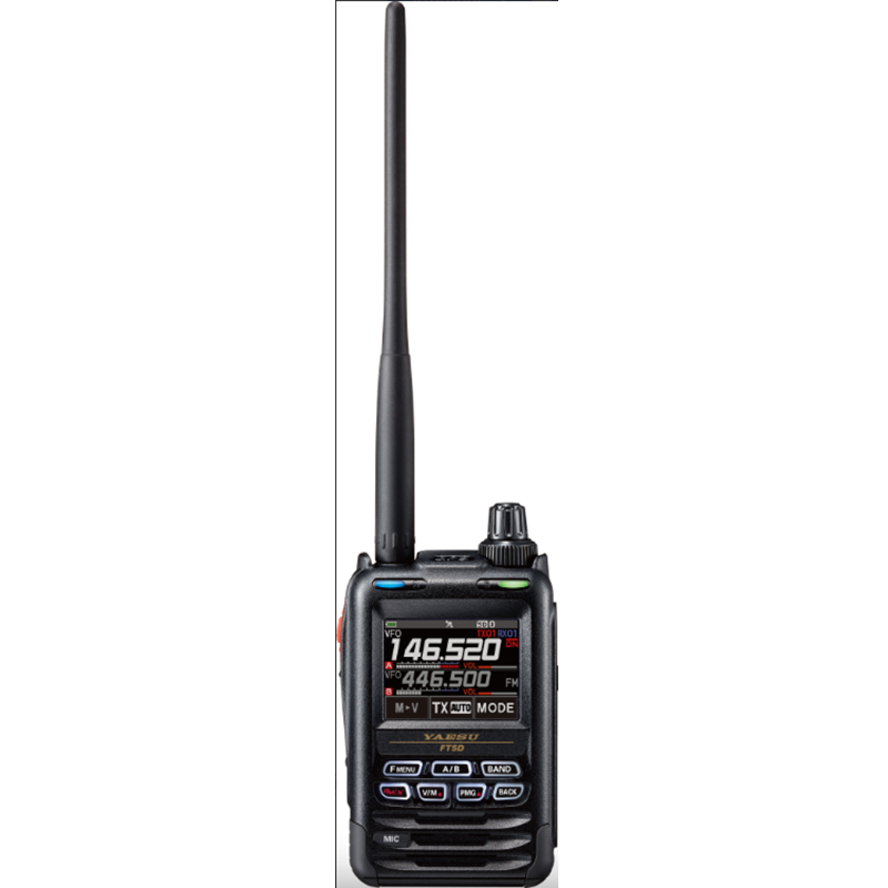 YAESU FT-5DR 5W C4FM/FM 144/430MHz Dual Band Digital Transceiver includes SHB-26 black holster