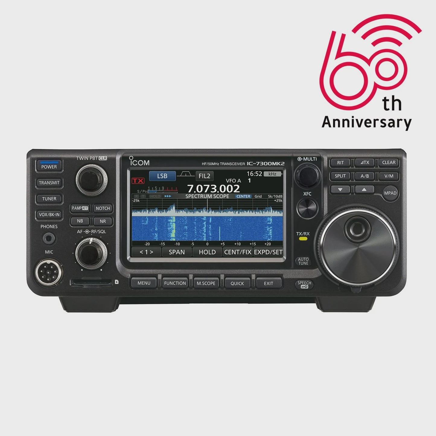 ICOM IC-7300MK2 IC-7300MK2 HF AND 6 METER SDR TRANSCEIVER