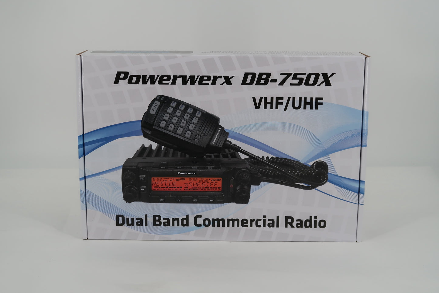 U18160 Never Used Powerwerx DB-750X VHF/UHF Dual Band Radio w/ RT Systems & Extras
