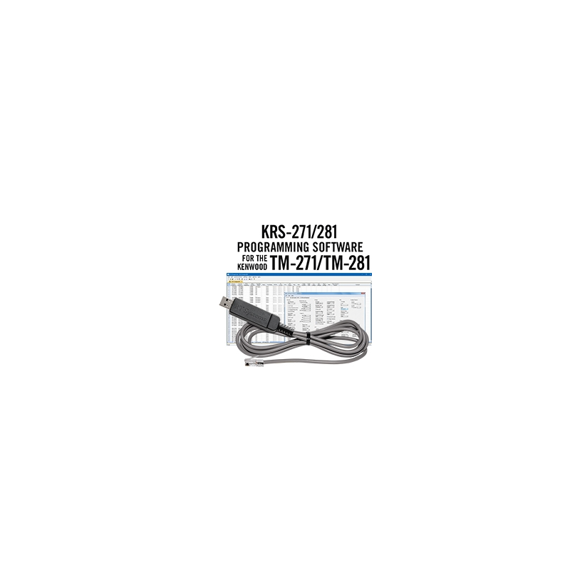 RT Systems KRS-271 Programming Software and USB-K5D for the Kenwood TM-271/TM-281*